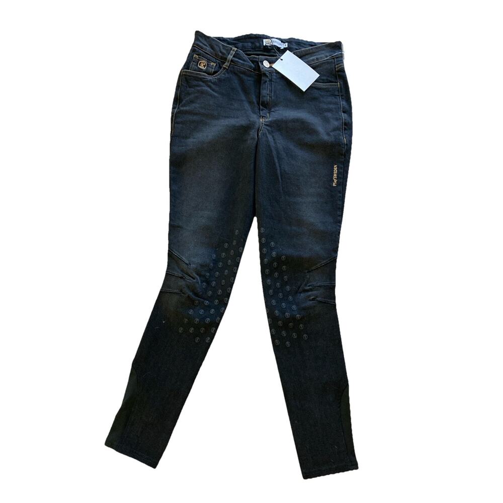 PS of Sweden Ellie Jeans Breeches US 6 / EU 38 New Black Riding Pants Equestrian